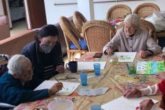 Tarde Voluntariado Acuarelas con Enrique Cardona