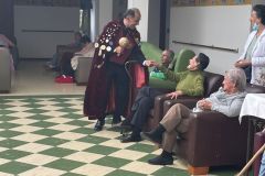 Visita de la Tuna Santa Fe a la Fundación La Manuelita.