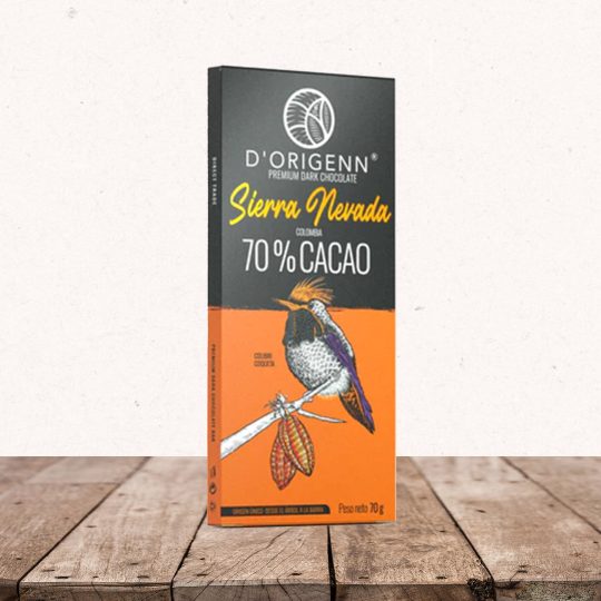 Barra de Cacao Sierra Nevada 70% - Fundación La Manuelita