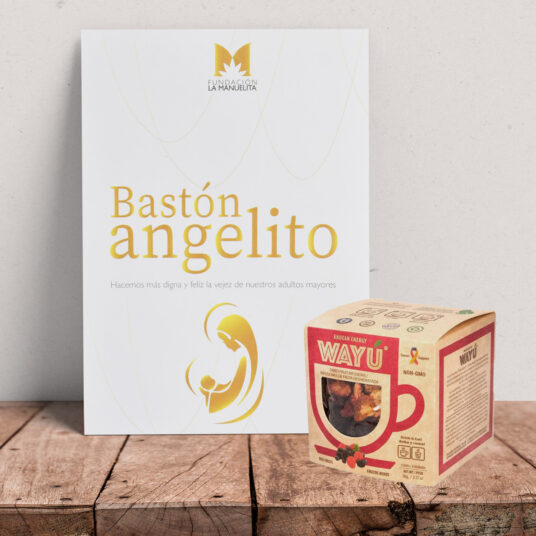 Bastón Angelito + Infusión Fundación Manuelita