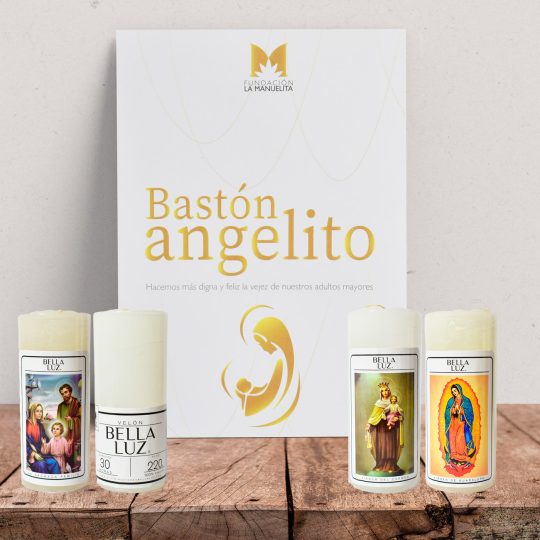 Bastón Angelito + Velón Fundación Manuelita