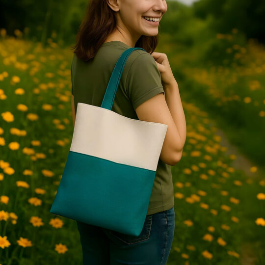 Bolsa Bicolor de Lujo La Manuelita - A beneficio de la Fundación La Manuelita