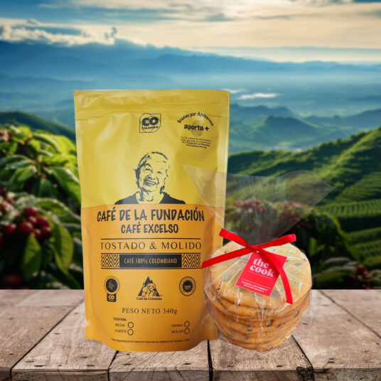 Café 340gr + Galletas Fundación