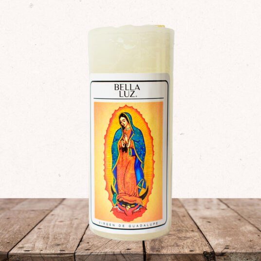Velon BELLA LUZ Virgen de Guadalupe Fundación Manuelita